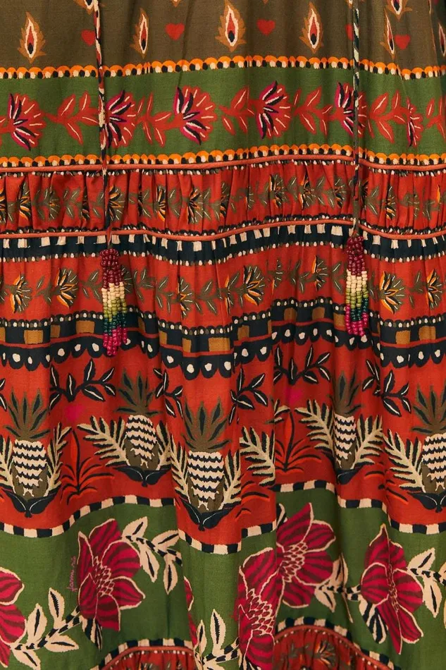 Maxi Dresses Women FARM Rio Multicolor Ainika Floral Garden Maxi Dress Maxi Dresses Women FARM Rio Multicolor Ainika Floral Garden Maxi Dress