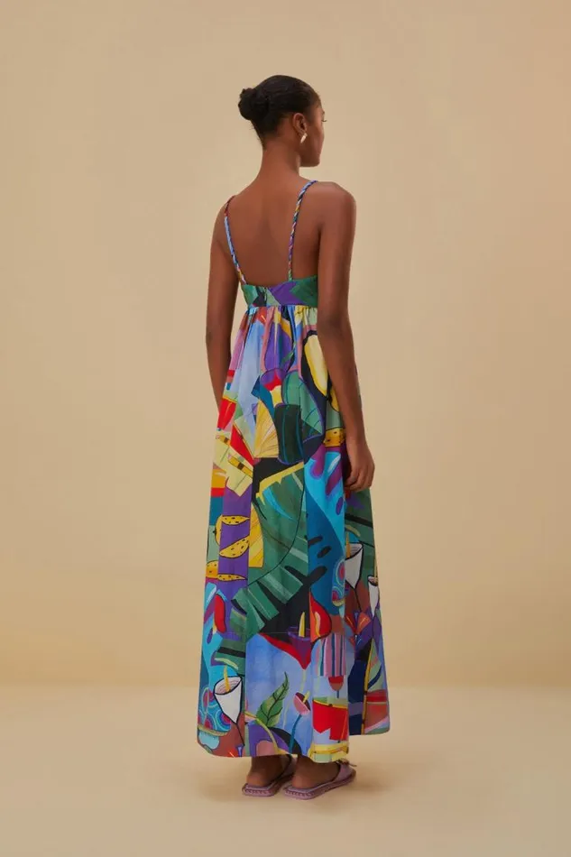 Maxi Dresses Women FARM Rio Tropical Scenario Sleeveless Maxi Dress Maxi Dresses Women FARM Rio Tropical Scenario Sleeveless Maxi Dress