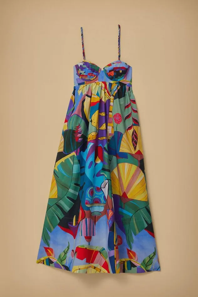 Maxi Dresses Women FARM Rio Tropical Scenario Sleeveless Maxi Dress Maxi Dresses Women FARM Rio Tropical Scenario Sleeveless Maxi Dress