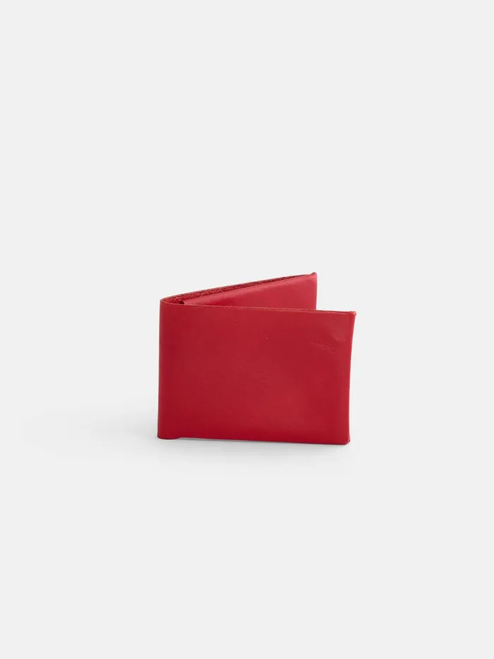 Maximum Henry Bifold Wallet Red Women Alex Mill