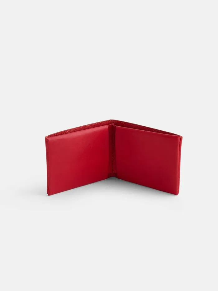 Maximum Henry Bifold Wallet Red Women Alex Mill