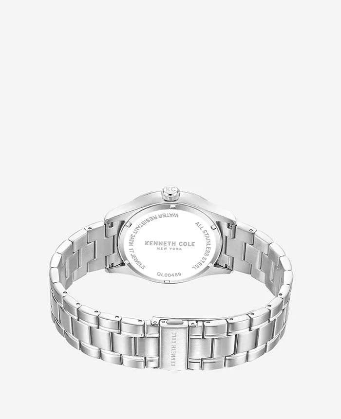 Mechanical Stainless Steel Watch Silver Men Kenneth Cole Watches Mechanical Stainless Steel Watch Silver Men Kenneth Cole Watches
