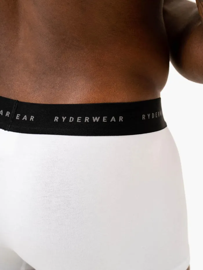 Men039s Boxer Briefs 8211 White Men Ryderwear Underwear