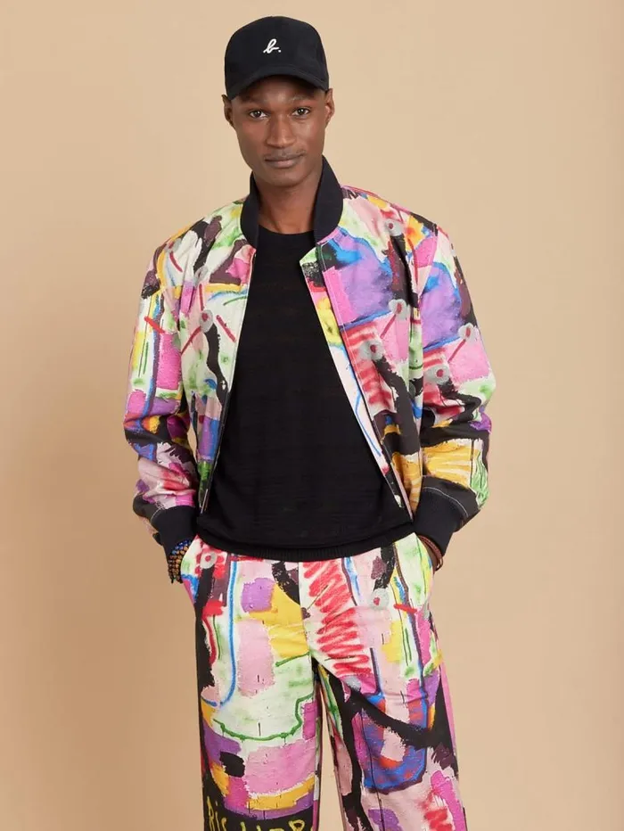 Men Artist039s Collection Agns B Bomber Jacket Artist Bishop