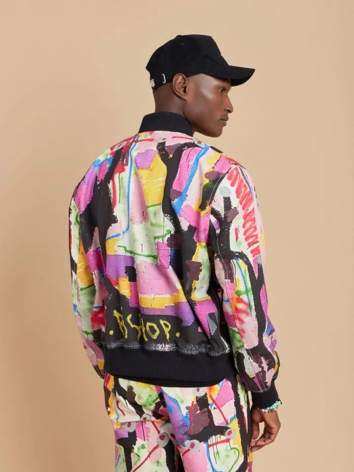 Men Artist039s Collection Agns B Bomber Jacket Artist Bishop