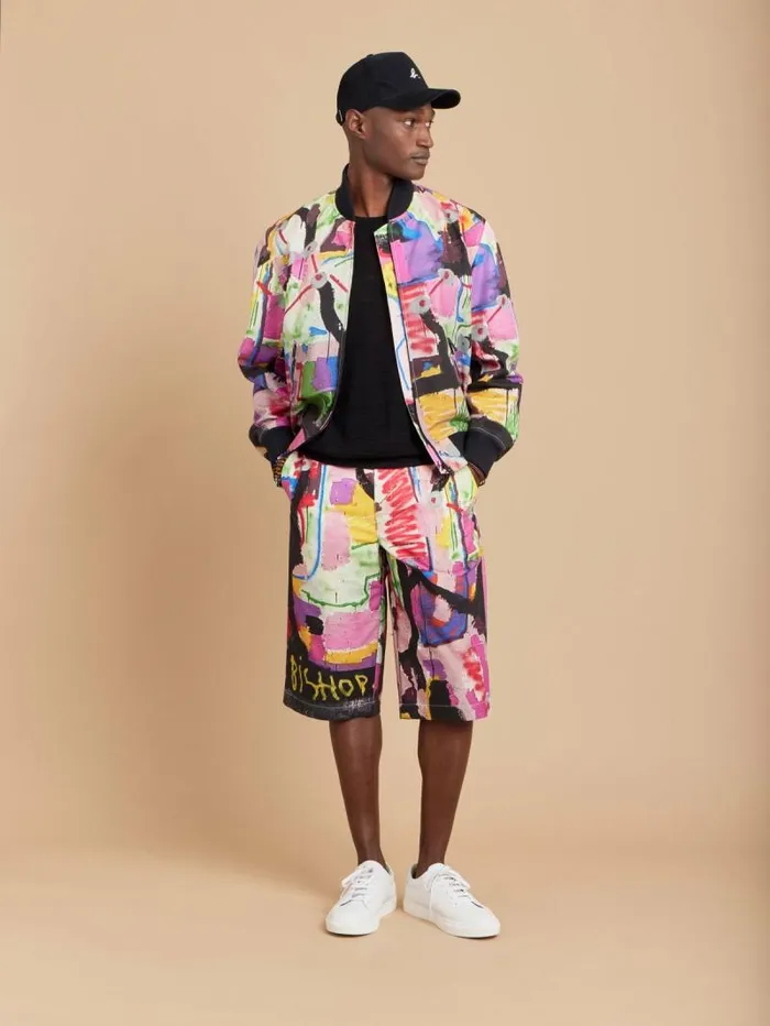 Men Artist039s Collection Agns B Bomber Jacket Artist Bishop