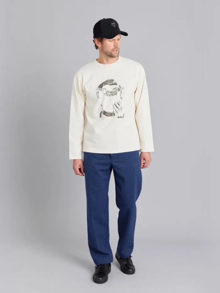 Men Artist039s Collection Agns B OffWhite Cotton Christof TShirt With Artist Bst Men Artist039s Collection Agns B OffWhite Cotton Christof TShirt With Artist Bst