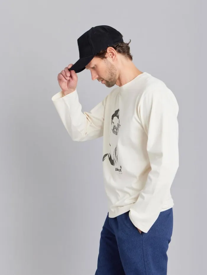 Men Artist039s Collection Agns B OffWhite Cotton Christof TShirt With Artist Bst Men Artist039s Collection Agns B OffWhite Cotton Christof TShirt With Artist Bst