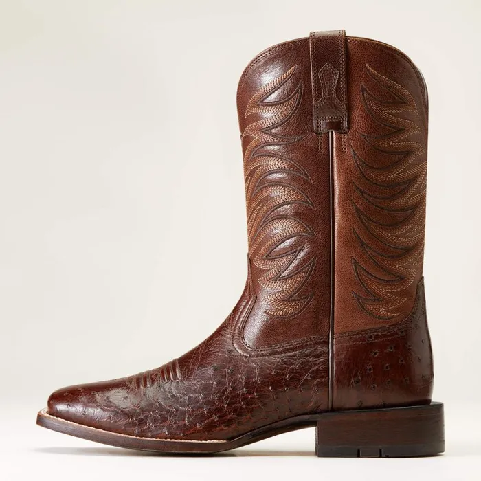 Men Badlands Cowboy Boot Dark Tabac Smooth Quill Ostric Ariat Western Boots Men Badlands Cowboy Boot Dark Tabac Smooth Quill Ostric Ariat Western Boots