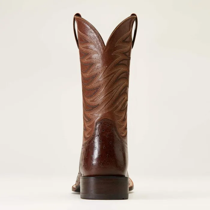 Men Badlands Cowboy Boot Dark Tabac Smooth Quill Ostric Ariat Western Boots Men Badlands Cowboy Boot Dark Tabac Smooth Quill Ostric Ariat Western Boots