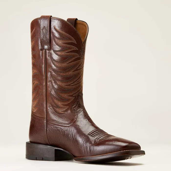 Men Badlands Cowboy Boot Dark Tabac Smooth Quill Ostric Ariat Western Boots Men Badlands Cowboy Boot Dark Tabac Smooth Quill Ostric Ariat Western Boots