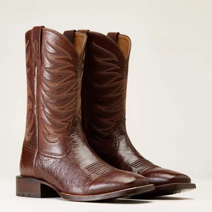 Men Badlands Cowboy Boot Dark Tabac Smooth Quill Ostric Ariat Western Boots Men Badlands Cowboy Boot Dark Tabac Smooth Quill Ostric Ariat Western Boots