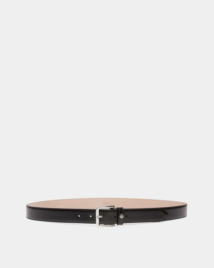 Men Bally Belts Carl 30mm Belt In Black Leather Black