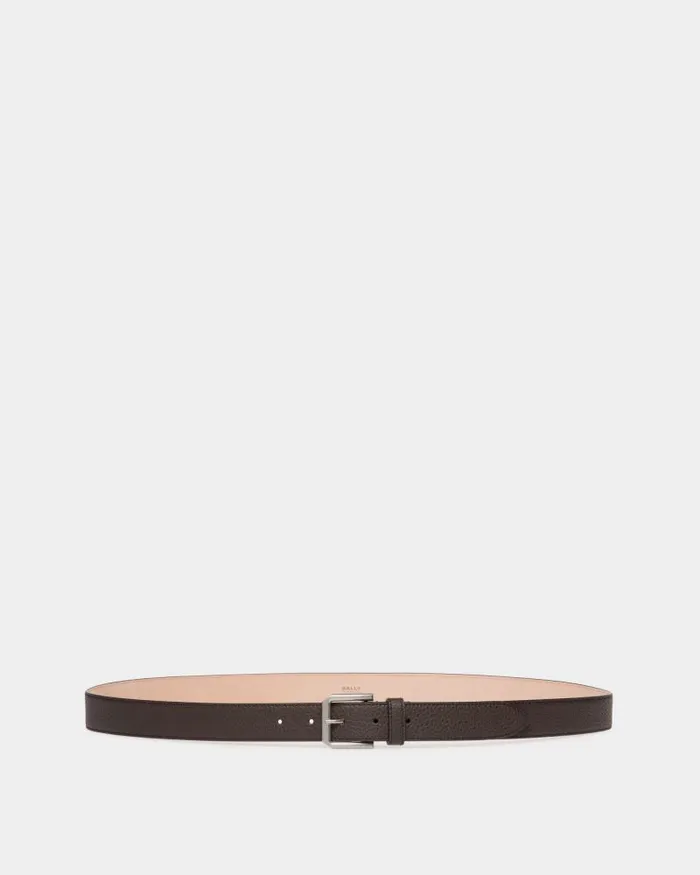 Men Bally Belts Carl 30mm Belt In Brown Leather Brown
