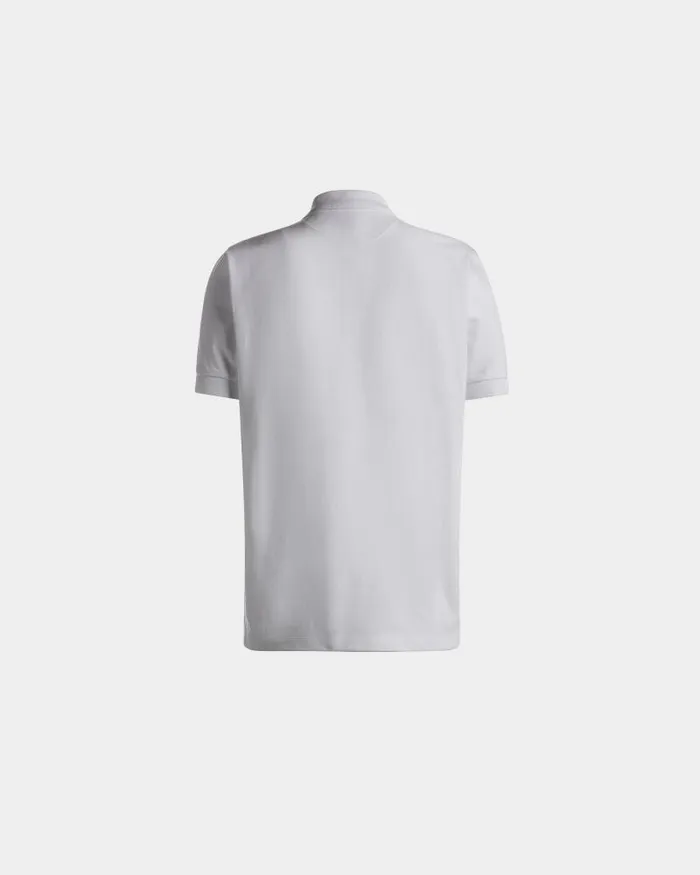 Men Bally Shirts and TShirts Polo Shirt In White Cotton White Men Bally Shirts and TShirts Polo Shirt In White Cotton White
