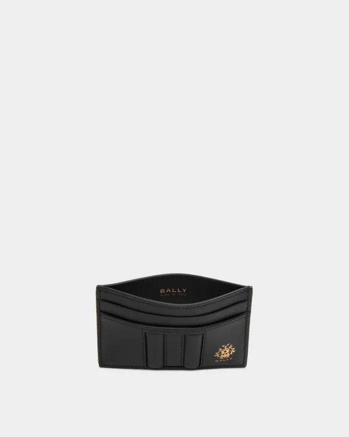 Men Bally Wallets and Card Holders Beckett Card Holder In Black Leather Black Men Bally Wallets and Card Holders Beckett Card Holder In Black Leather Black