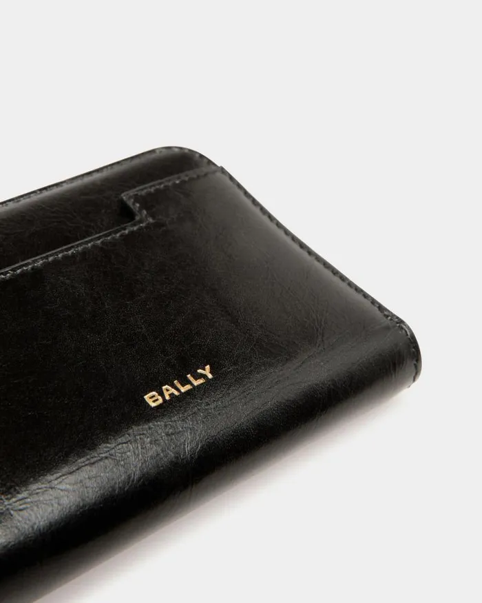 Men Bally Wallets and Card Holders Easy Bally Bifold In Black Leather Black Men Bally Wallets and Card Holders Easy Bally Bifold In Black Leather Black