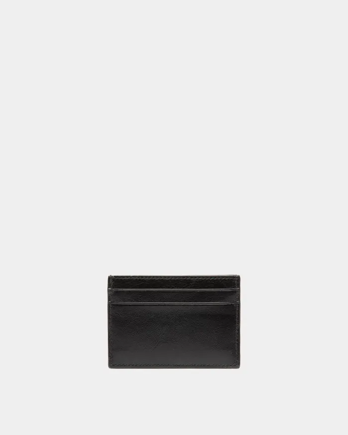 Men Bally Wallets and Card Holders Easy Bally Card Holder In Black Leather Black Men Bally Wallets and Card Holders Easy Bally Card Holder In Black Leather Black