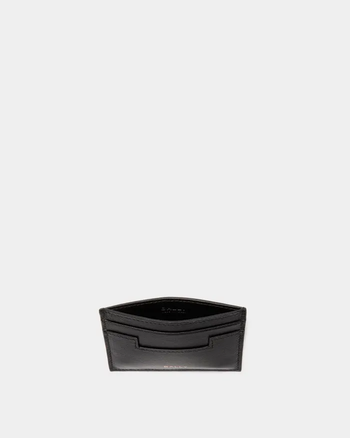 Men Bally Wallets and Card Holders Easy Bally Card Holder In Black Leather Black Men Bally Wallets and Card Holders Easy Bally Card Holder In Black Leather Black