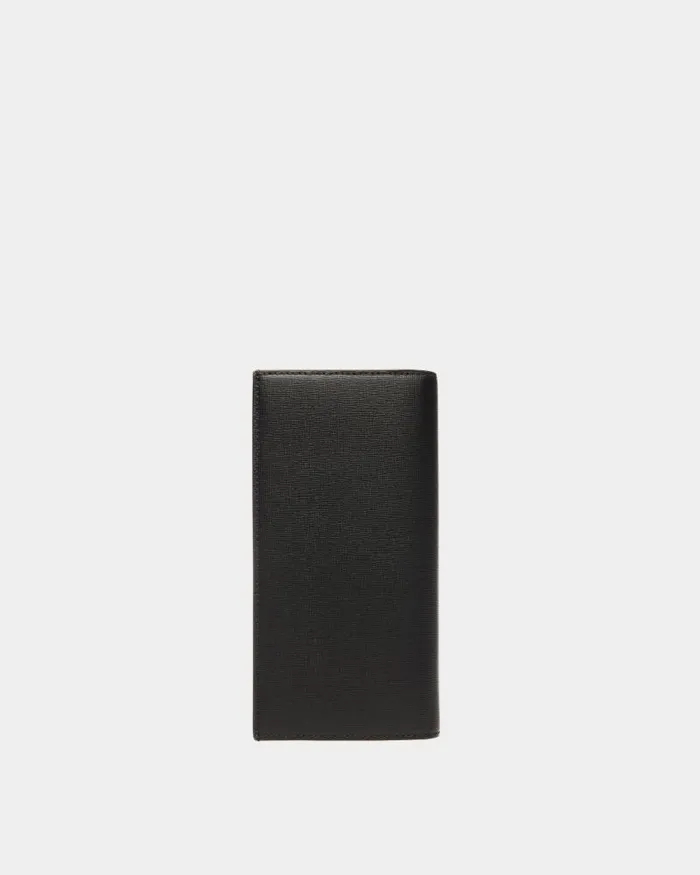 Men Bally Wallets and Card Holders Mythos Continental Wallet In Black Recycled Leather Black Men Bally Wallets and Card Holders Mythos Continental Wallet In Black Recycled Leather Black