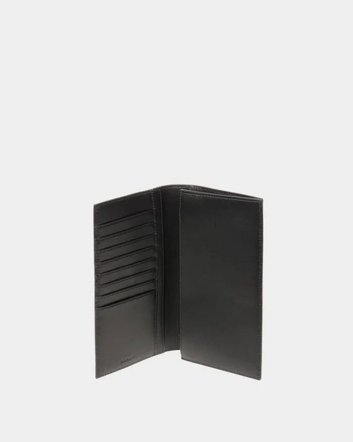 Men Bally Wallets and Card Holders Mythos Continental Wallet In Black Recycled Leather Black Men Bally Wallets and Card Holders Mythos Continental Wallet In Black Recycled Leather Black