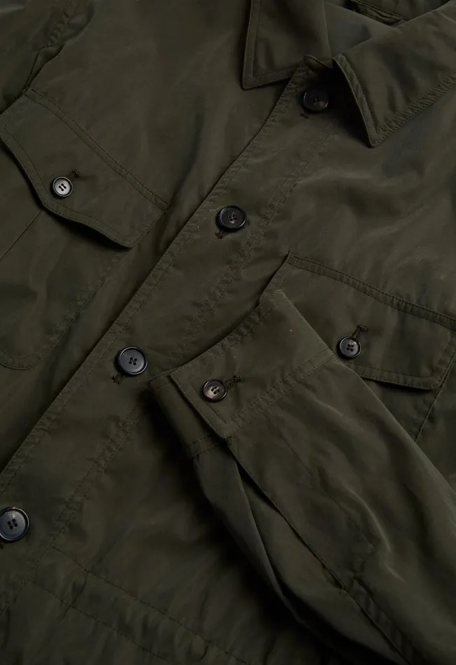 Men Belsetta Safari Jacket Navy Paul Stuart Outerwear