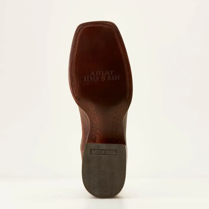 Men Bench Made Bassett Cowboy Boot Saddle Brown Bison Ariat Western Boots Men Bench Made Bassett Cowboy Boot Saddle Brown Bison Ariat Western Boots