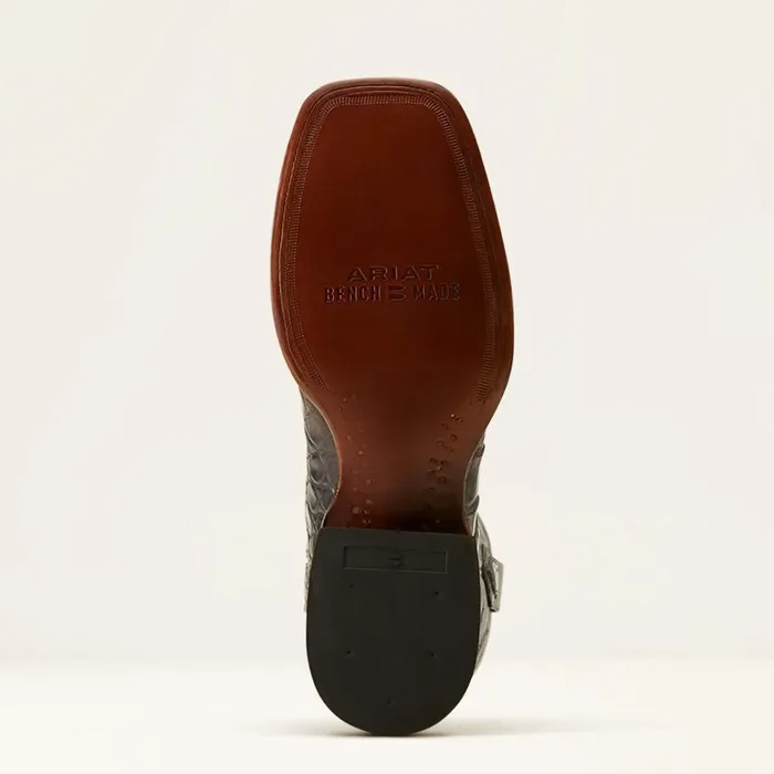 Men Bench Made Bassett Western Boot Black American Alligator Ariat Western Boots Men Bench Made Bassett Western Boot Black American Alligator Ariat Western Boots