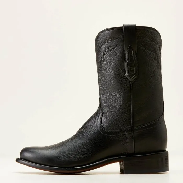 Men Bench Made Clanton Western Boot Cool Black Bison Ariat Western Boots Men Bench Made Clanton Western Boot Cool Black Bison Ariat Western Boots
