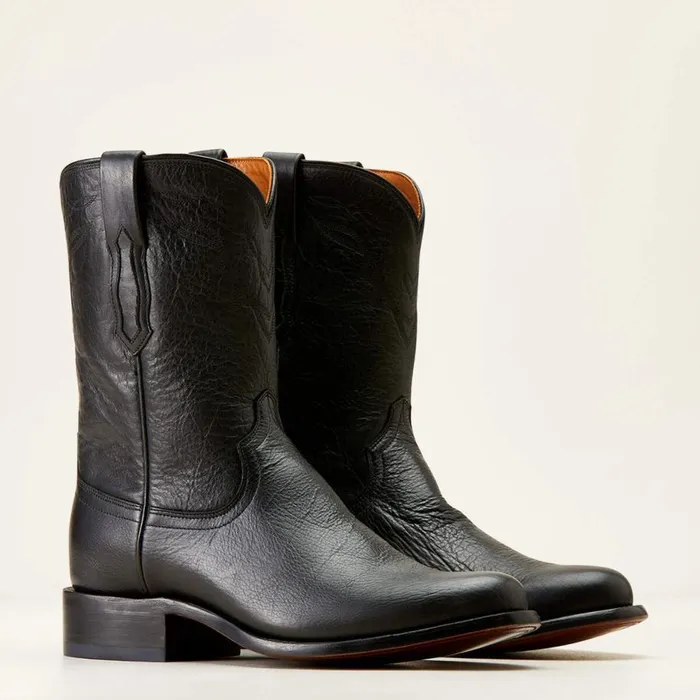 Men Bench Made Clanton Western Boot Cool Black Bison Ariat Western Boots Men Bench Made Clanton Western Boot Cool Black Bison Ariat Western Boots