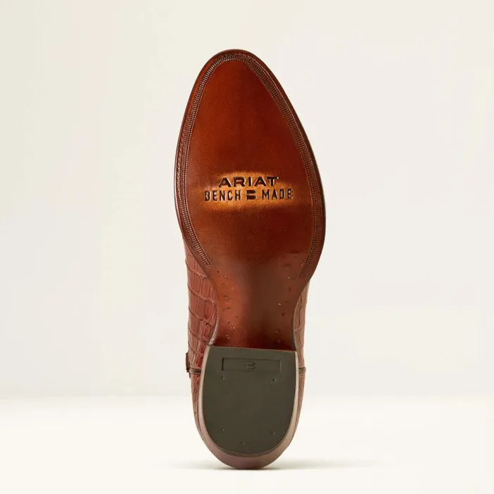 Men Bench Made James Western Boot Whiskey Nile Crocrustic Tobacco Ariat Western Boots Men Bench Made James Western Boot Whiskey Nile Crocrustic Tobacco Ariat Western Boots