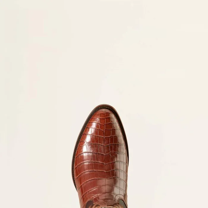 Men Bench Made James Western Boot Whiskey Nile Crocrustic Tobacco Ariat Western Boots Men Bench Made James Western Boot Whiskey Nile Crocrustic Tobacco Ariat Western Boots