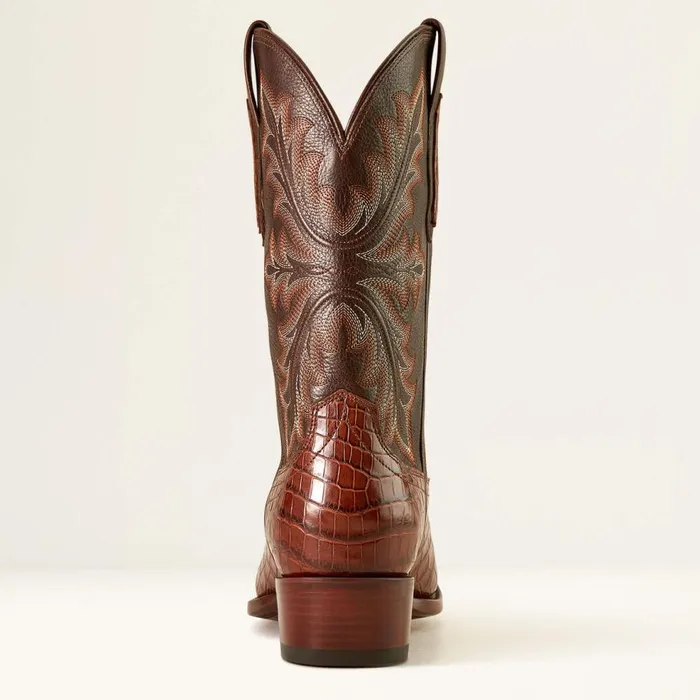 Men Bench Made James Western Boot Whiskey Nile Crocrustic Tobacco Ariat Western Boots Men Bench Made James Western Boot Whiskey Nile Crocrustic Tobacco Ariat Western Boots