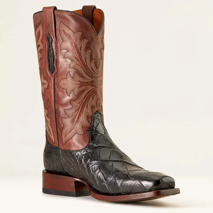 Men Bench Made Stilwell Western Boot Black American Alligatorwhiskey Brown Ariat Western Boots Men Bench Made Stilwell Western Boot Black American Alligatorwhiskey Brown Ariat Western Boots