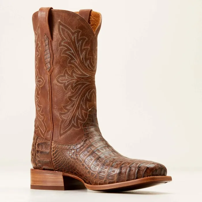 Men Bench Made Stilwell Western Boot Natural Caiman Belly Ariat Western Boots Men Bench Made Stilwell Western Boot Natural Caiman Belly Ariat Western Boots