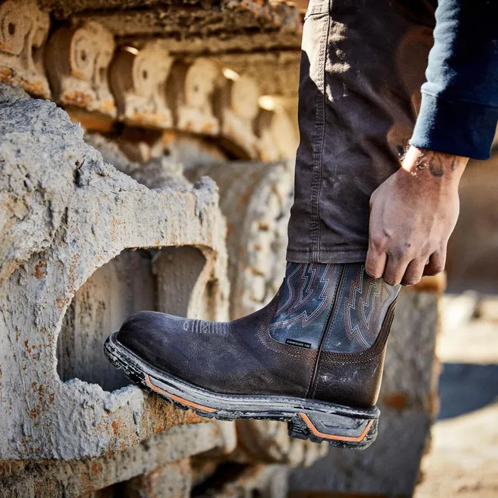 Men Big Rig Composite Toe Work Boot Iron Coffee Ariat Work Boots Men Big Rig Composite Toe Work Boot Iron Coffee Ariat Work Boots