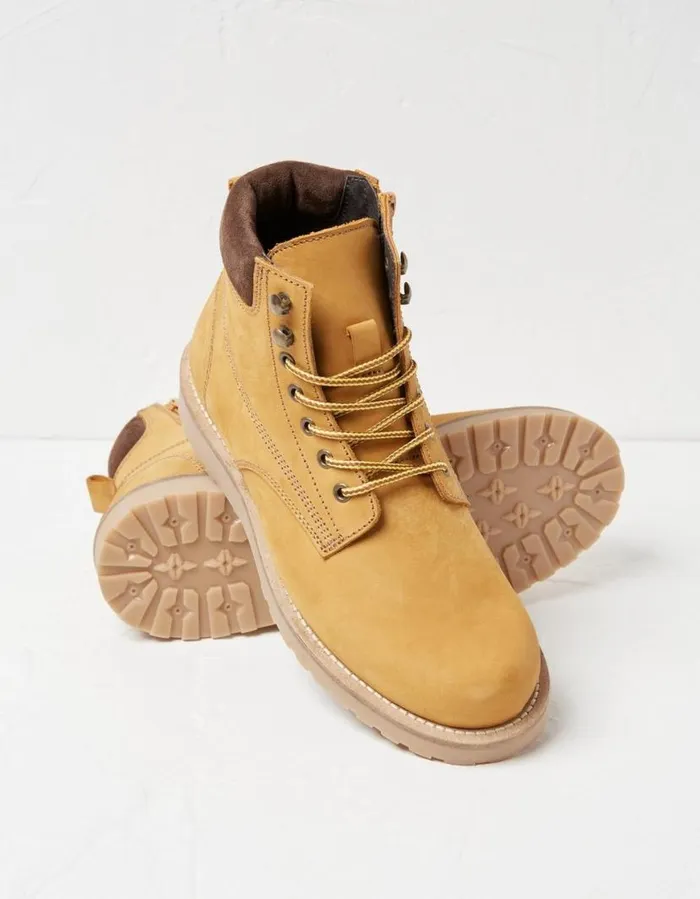 Men Boots FatFace Worker Boots Brown