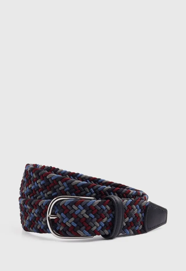 Men Braided Stretch Belt Tanmix Paul Stuart Accessories Men Braided Stretch Belt Tanmix Paul Stuart Accessories