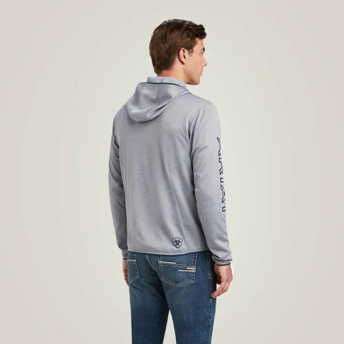 Men Byron Full Zip Hoodie Heather Grey Ariat Sweatshirts and Hoodies Men Byron Full Zip Hoodie Heather Grey Ariat Sweatshirts and Hoodies