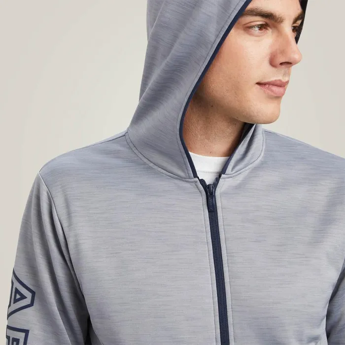 Men Byron Full Zip Hoodie Heather Grey Ariat Sweatshirts and Hoodies Men Byron Full Zip Hoodie Heather Grey Ariat Sweatshirts and Hoodies