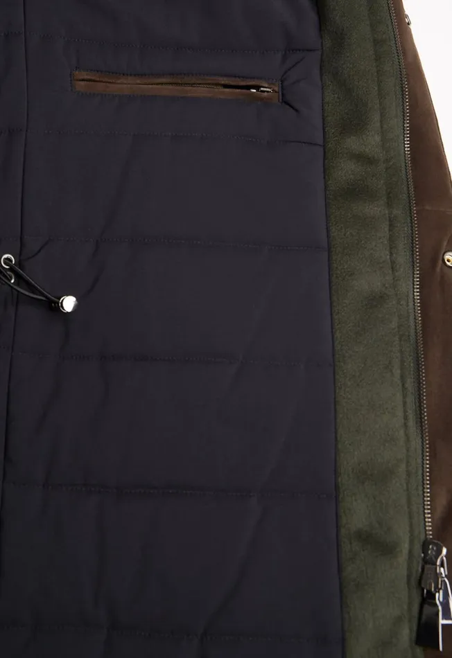 Men Cashmere Car Coat Navy Paul Stuart Coats and Outerwear