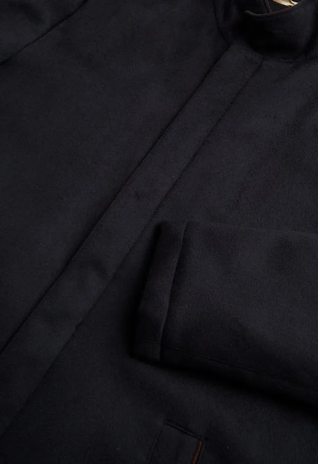 Men Cashmere Car Coat Navy Paul Stuart Outerwear