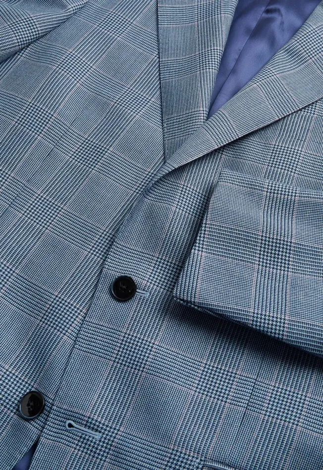 Men Cashmere Glen Plaid Jacket Blue Paul Stuart Sport Jacket and Blazers Men Cashmere Glen Plaid Jacket Blue Paul Stuart Sport Jacket and Blazers