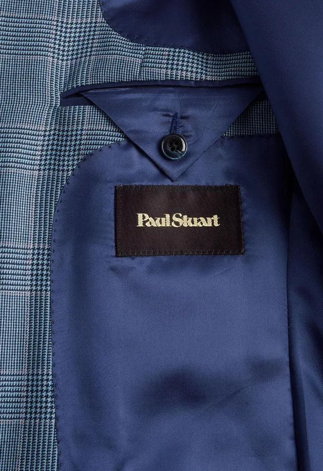 Men Cashmere Glen Plaid Jacket Blue Paul Stuart Sport Jacket and Blazers Men Cashmere Glen Plaid Jacket Blue Paul Stuart Sport Jacket and Blazers