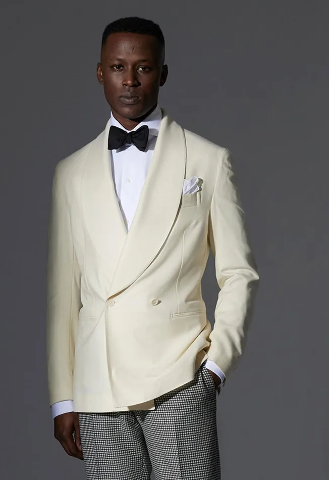 Men Cashmere Shawl CollarnbspDinner Jacket Cream Paul Stuart The Cashmere Shop Men Cashmere Shawl CollarnbspDinner Jacket Cream Paul Stuart The Cashmere Shop