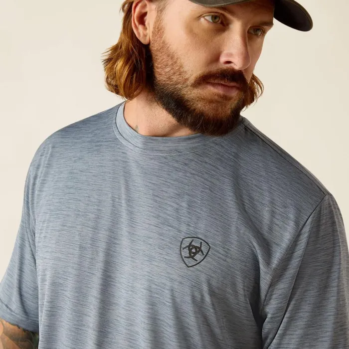 Men Charger Ariat Spirited TShirt Newsboy Blue Ariat TShirts and Polos Men Charger Ariat Spirited TShirt Newsboy Blue Ariat TShirts and Polos