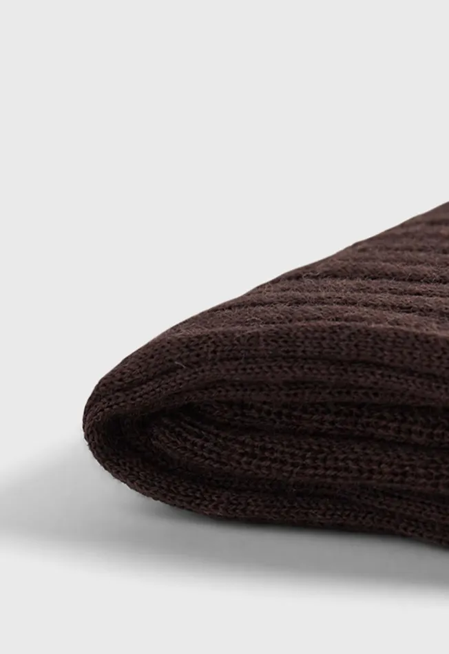Men Classic Merino Wool Ribbed Sock Black Paul Stuart Socks Men Classic Merino Wool Ribbed Sock Black Paul Stuart Socks