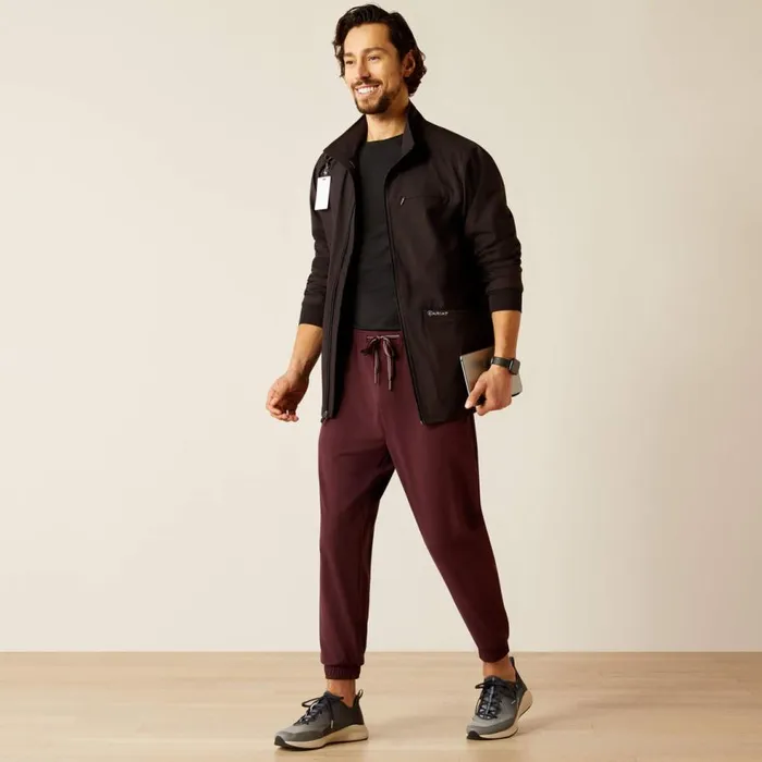 Men Conrad Utility Scrub Jacket Black Ariat Scrubs Men Conrad Utility Scrub Jacket Black Ariat Scrubs