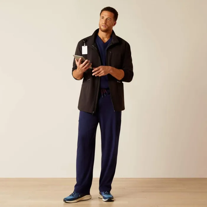 Men Conrad Utility Scrub Jacket Black Ariat Scrubs Men Conrad Utility Scrub Jacket Black Ariat Scrubs