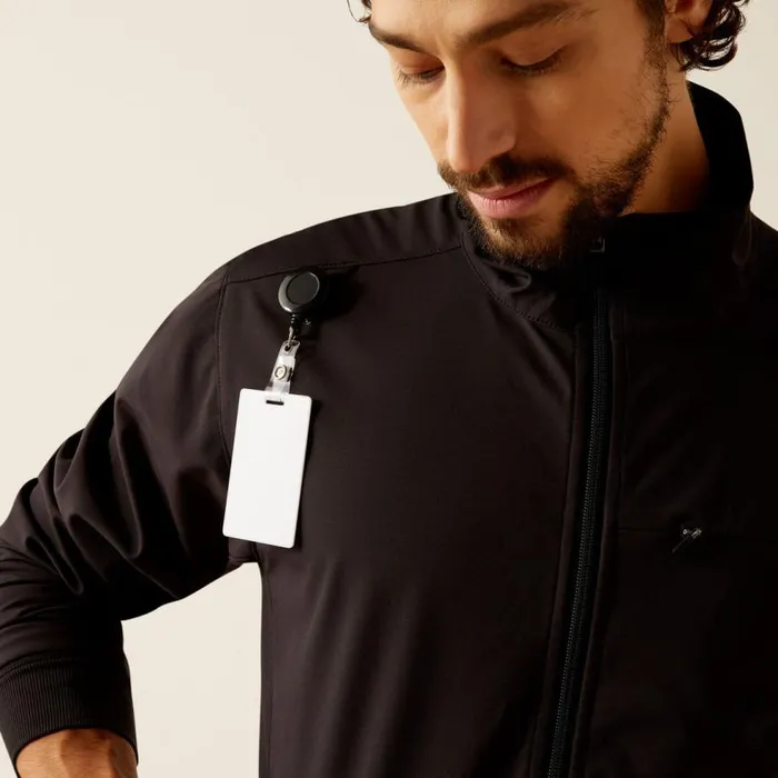 Men Conrad Utility Scrub Jacket Black Ariat Scrubs Men Conrad Utility Scrub Jacket Black Ariat Scrubs